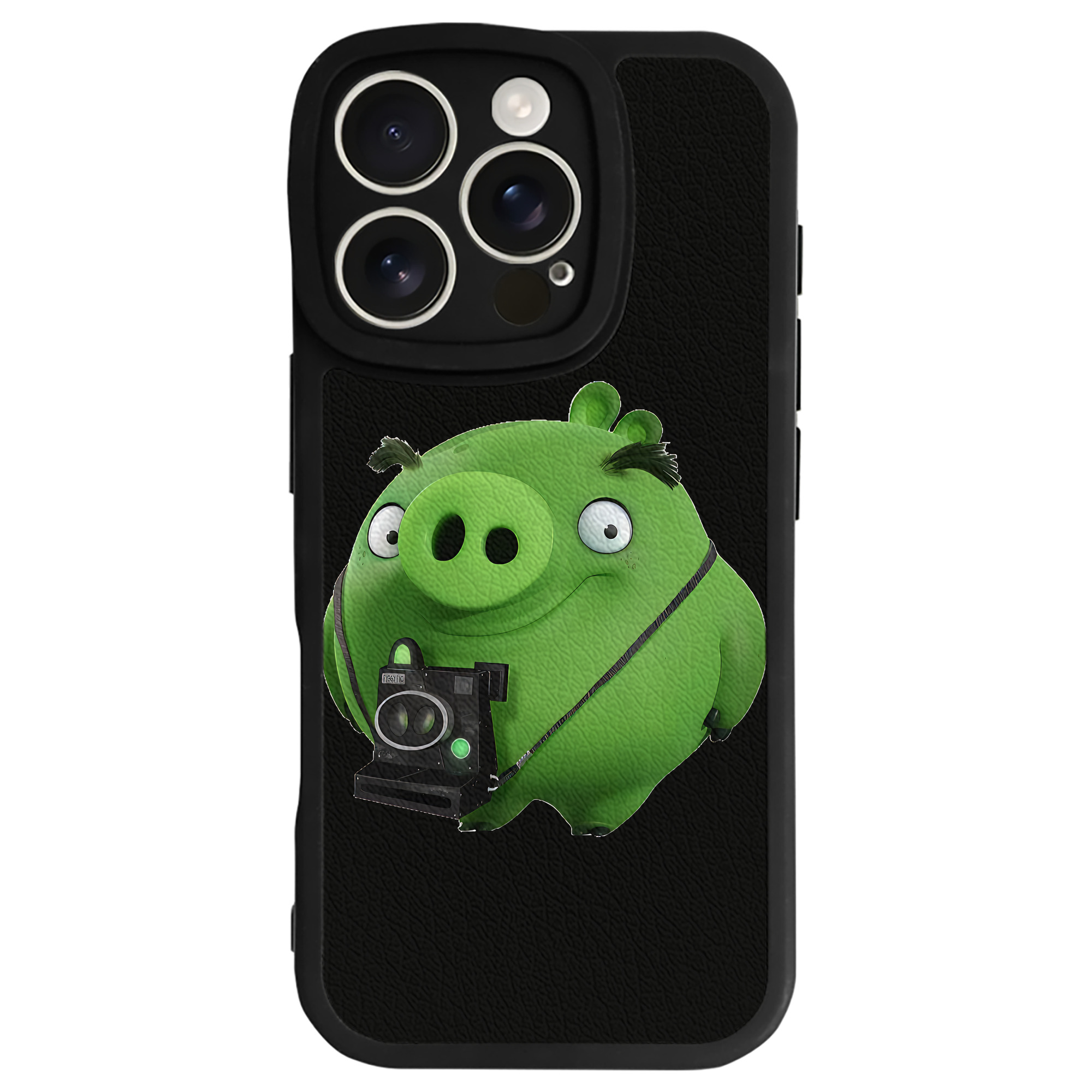 （画像用） Angry Birds アングリーバード 【iPhone 16シリーズ対応】シリコンスマホケース（レザー調） 材質：シリコン